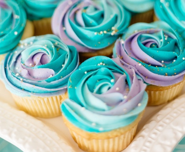 Galaxy Swirls Cupcake